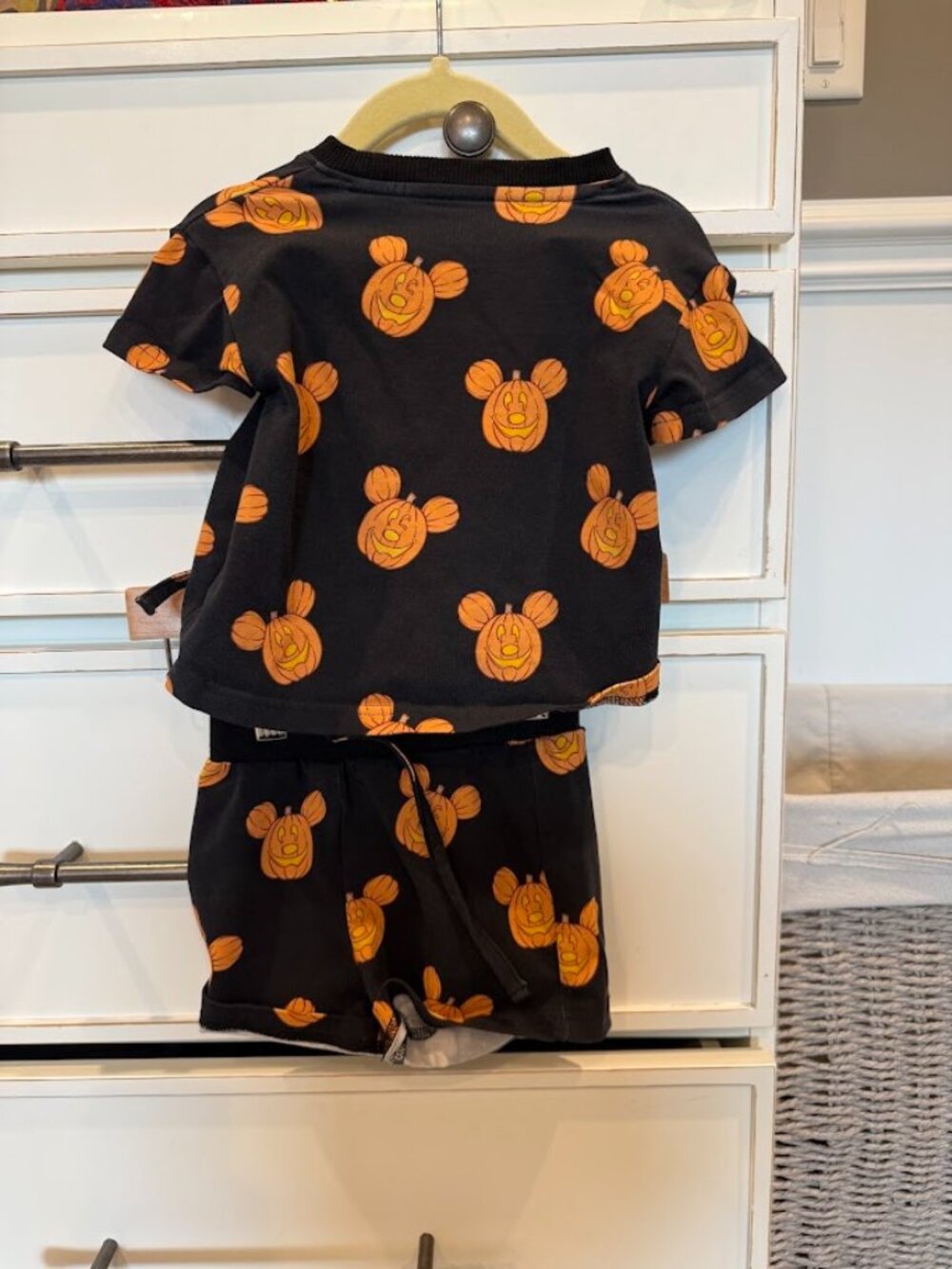 Mickey Pumpkin Matching Set | 12-18M